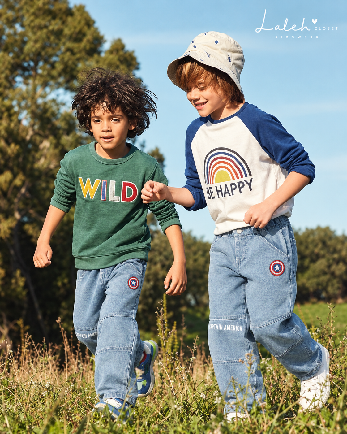 Children_s pants for boys, spring, fashionable, versatile, comfortable, elastic belt, denim