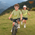 Summer thin children_s loungewear cotton pull-up frame short-sleeve shorts skin-friendly