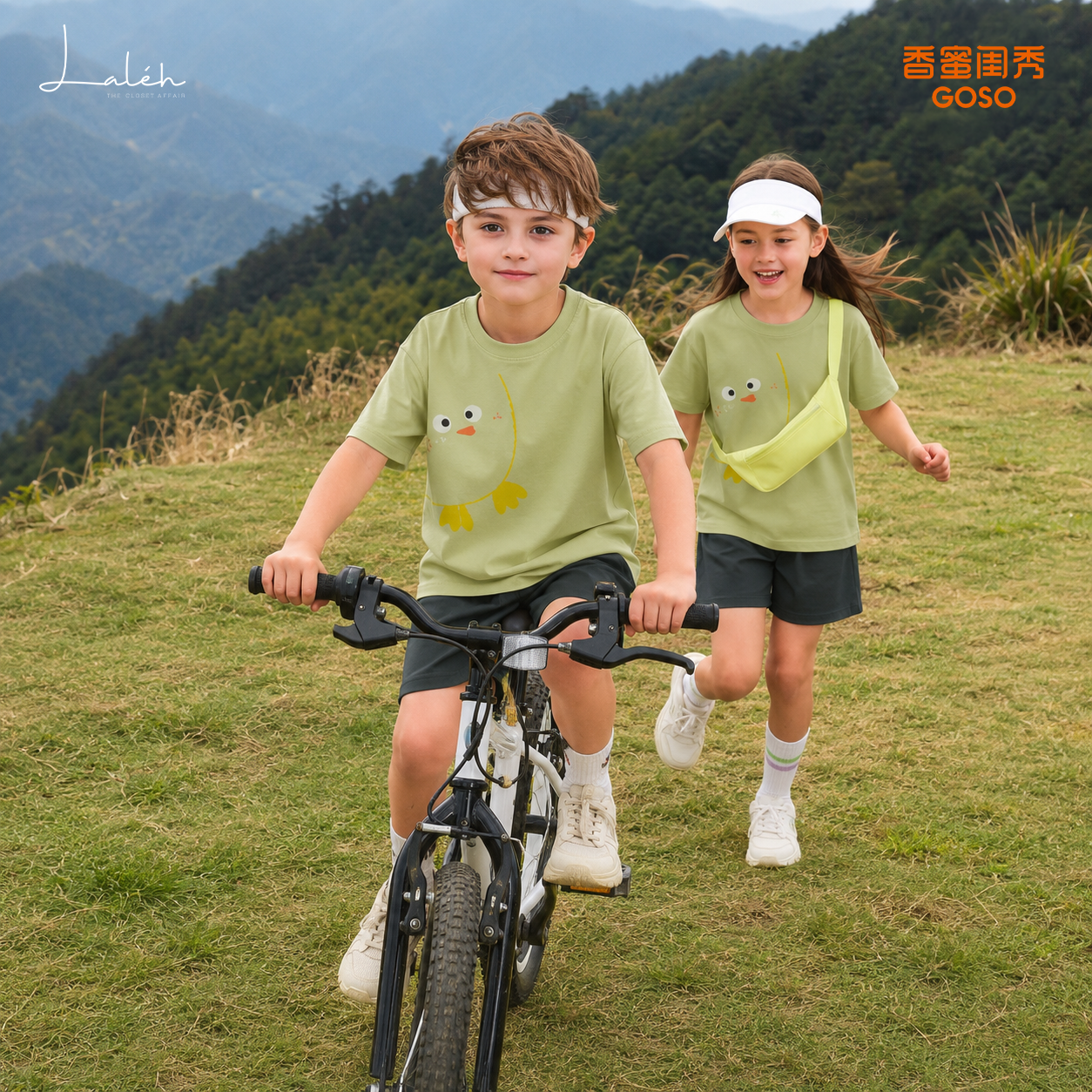 Summer thin children_s loungewear cotton pull-up frame short-sleeve shorts skin-friendly