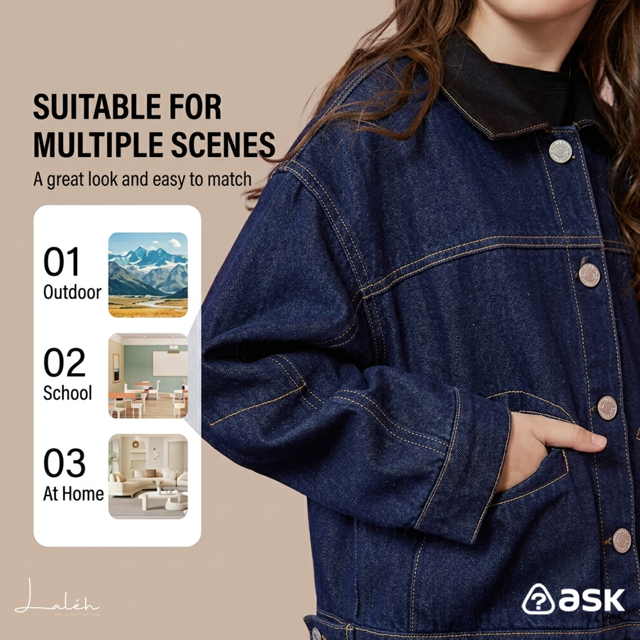 Girls_ jacket, spring wear, children_s leather collar casual vintage water jacket, teen