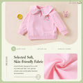 [Sweet Preppy Style Large Lapel] Children_s Baby Girls_ Autumn New Sweatshirt Trendy
