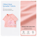 [Big Bow] Baby pure cotton T-shirt, summer baby clothes, girls_ short-sleeve children_s