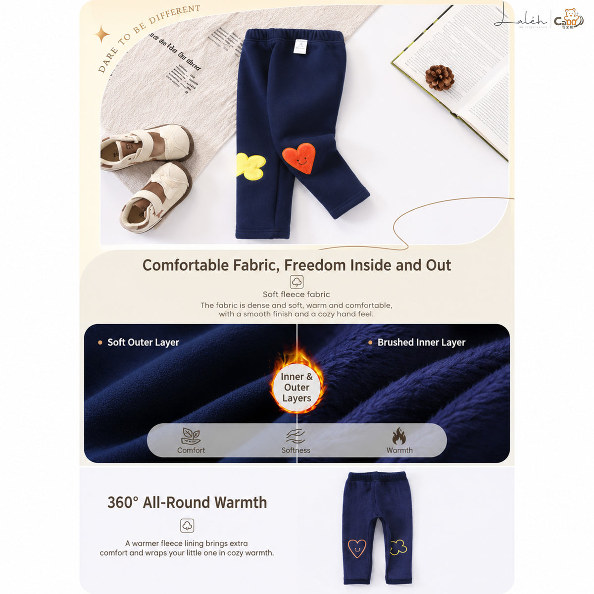 [With Thin Fleece] Children_s 25 AutumnWinter New Girls_ Long Pants