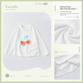 [Fashionable Waist-Cinching Base Layer] Children_s Girls_ Spring Long-Sleeve T-Shirt