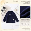 [Simple Casual Base Layer] Children_s Autumn Fashionable Comfortable T-shirt for Boys,