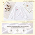[Chic Sweet Base Layer] Children_s Baby Girls_ Autumn Fashion Versatile Long-Sleeve T-shirt