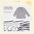 [Classic Striped Versatile Base Layer] Children_s Boys_ AutumnWinter Long-Sleeve T-Shirt