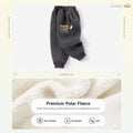 [Thickened Fleece Versatile Sports Pants] Children_s Boys_ Pants, Little Kids_ Winter Warm