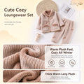 [Thickened Warm Homewear] Children_s Boys_ Winter Reversible Flank Pajama Set,