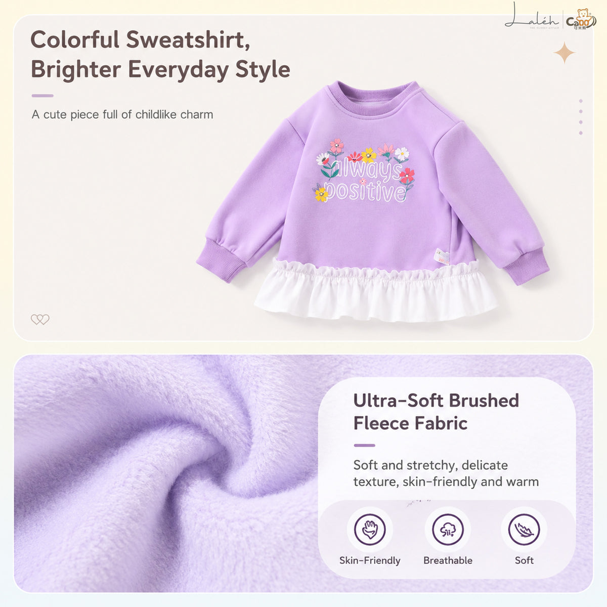 [Thin Velvet Skirt Sweatshirt] Children_s Girls_ Autumn and Winter Sweet Versatile Sweatshirt