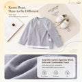 [Fashionable Simple Fake Two-Piece Base Layer] Children_s Girls_ Autumn Trendy Versatile