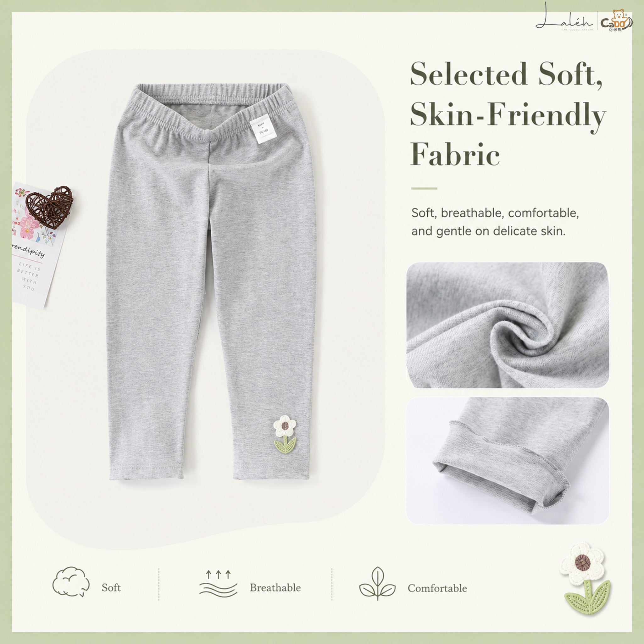 [Stretch Comfortable Slim Leggings] Children_s Girls_ Spring Fashion Leggings,