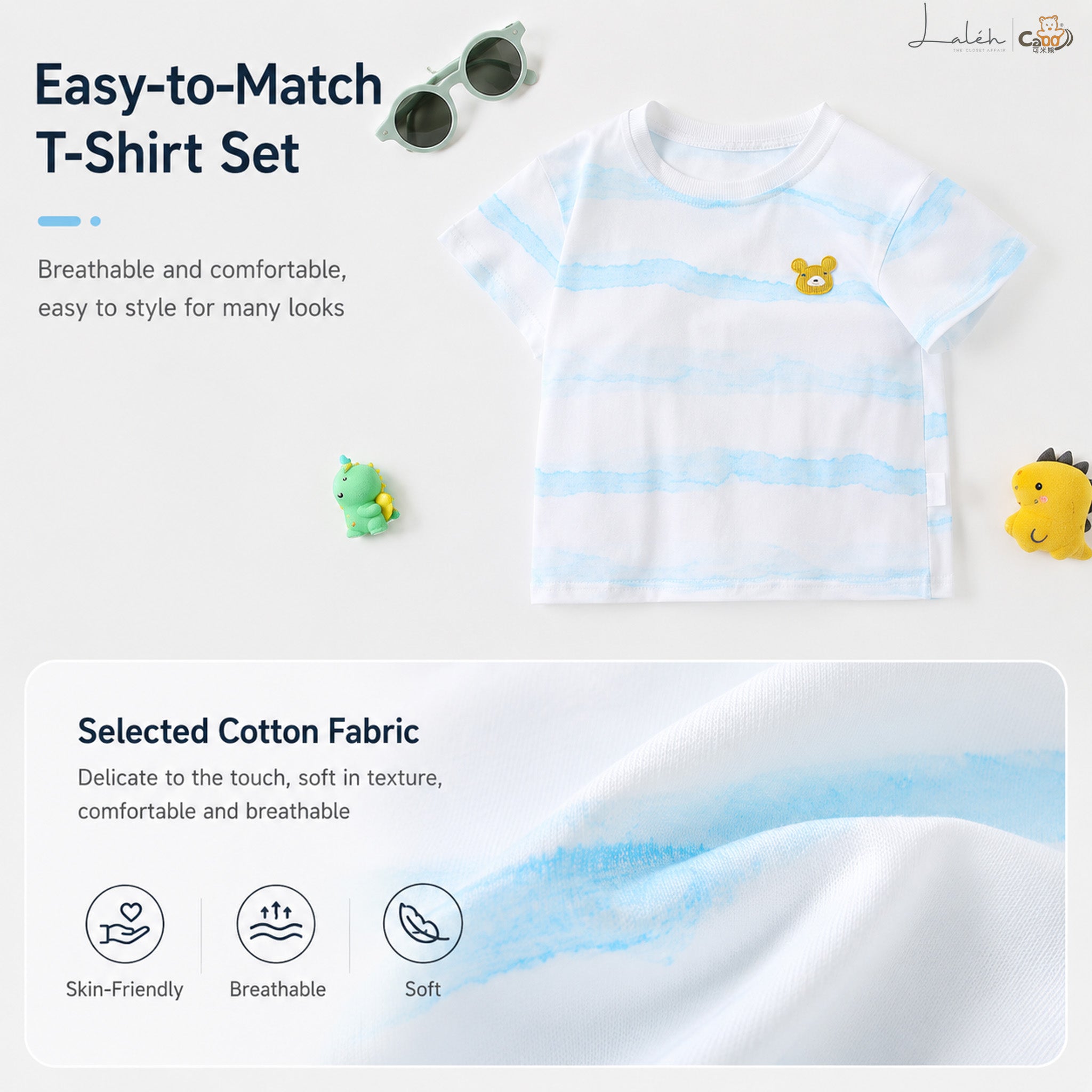 [Pure Cotton Durable] Children_s Boys_ Summer New T-shirt, Versatile Comfortable Casua