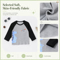 [Comfortable and Versatile Color-Block Base Shirt] Stylish versatile T-shirt for kids and baby