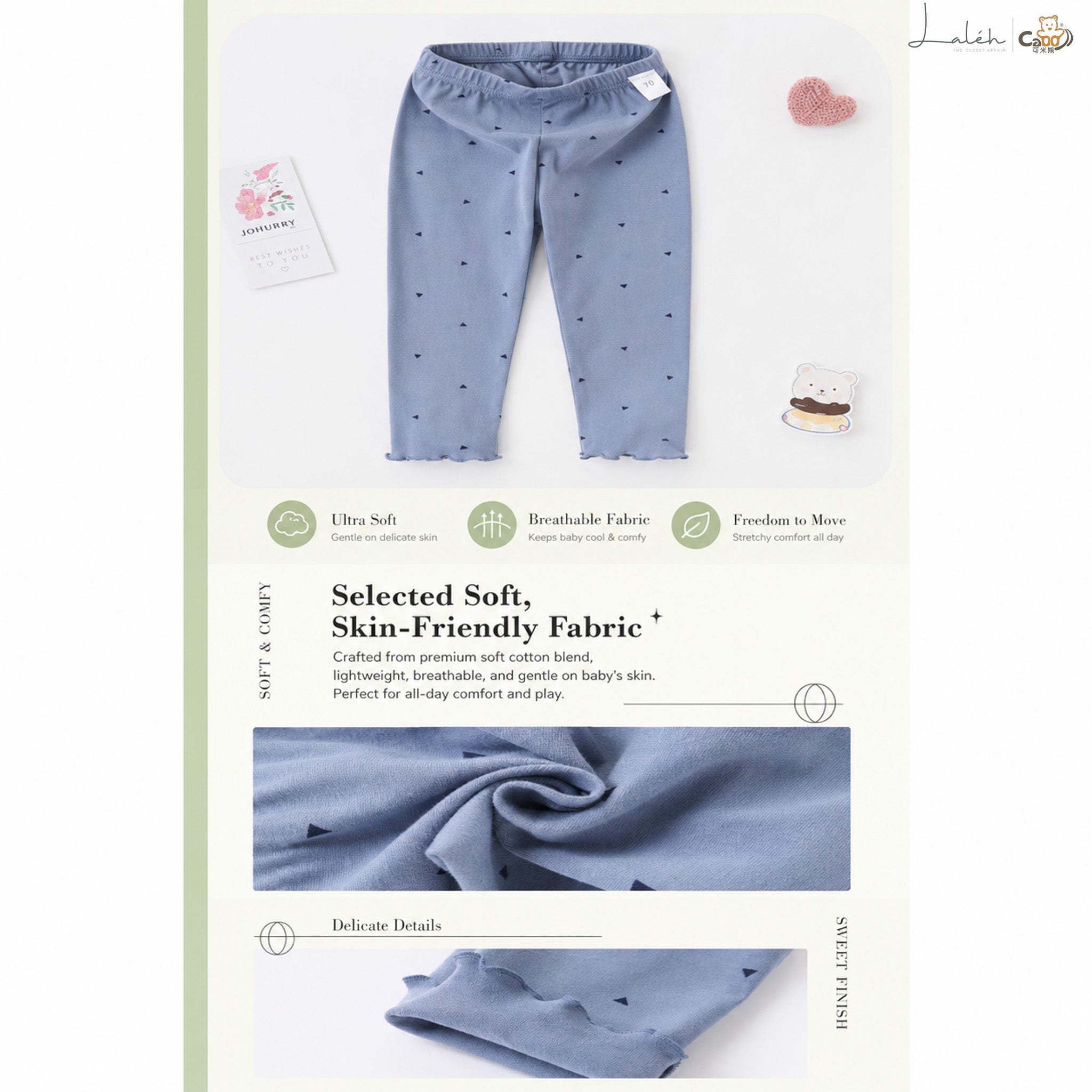 [Stylish Slim-Fit Leggings] Children_s Wear, Girls_ Baby Spring Fashion Versatile Leggings,
