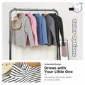 Children's Spring Thickened Striped Base Shirt, Boys' and Girls' Half-High