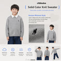 Kids Grey Pullover Sweater – Soft, Everyday Spring Wear