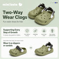 Water-Wading Quick-Dry Non-Slip Children_s Clog Shoes] Mini Balabala Summer Stream