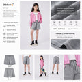 Summer girls_ knit breathable shorts, children_s fashion casual