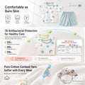 Children_s casual set, summer thin baby short-sleeve shorts, homewear, infant pure cotton