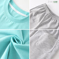 kids_ summer children_s clothing thin vested shoulder sports two-piece set trendy