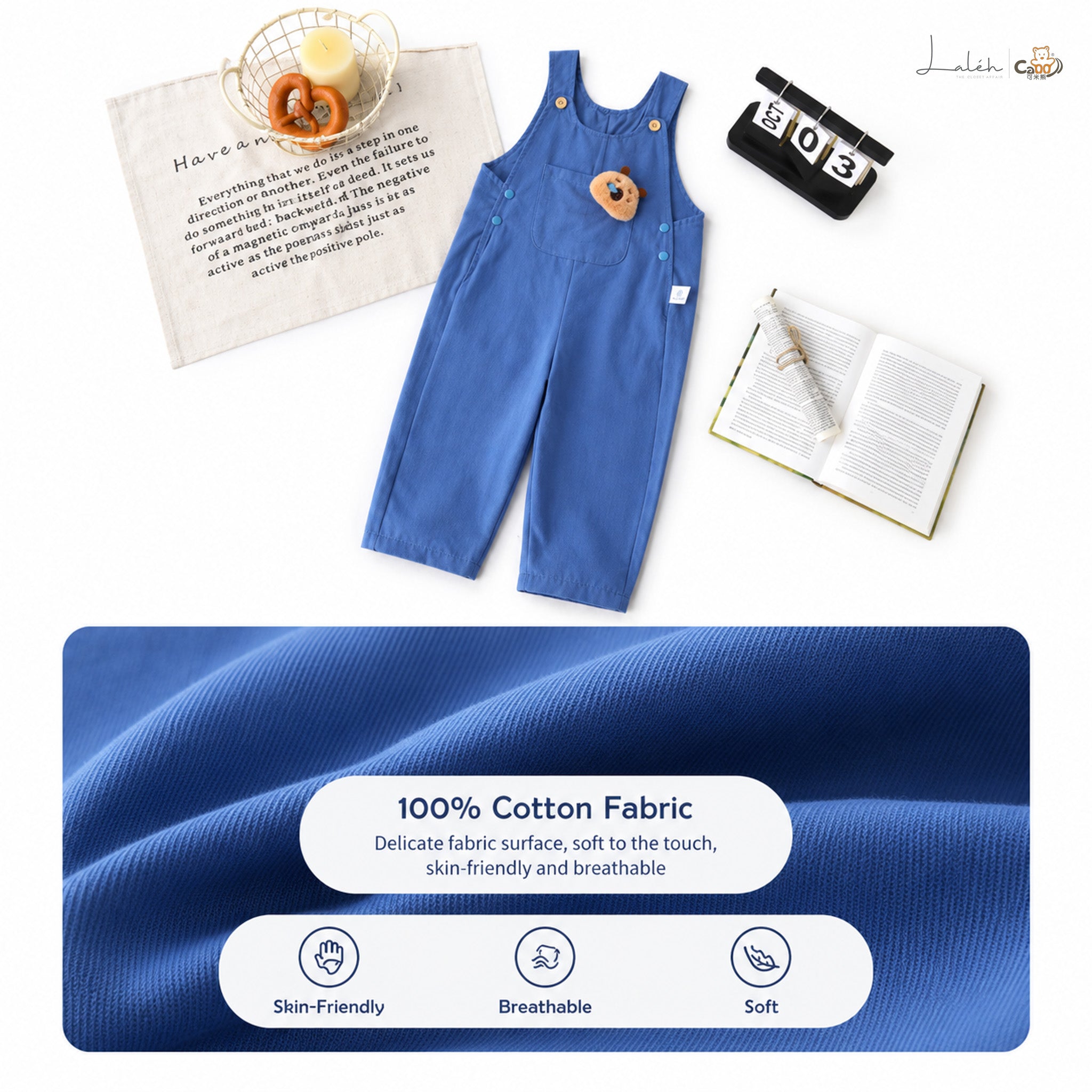 [Stylish Cute Pure Cotton Overalls] Children_s Baby Boys_ Autumn 2025 New Girls_ Baby