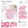 [Sweet and Versatile Knit Cardigan Vest] Children's Baby Girls' Autumn Skin-Friendly