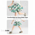 Children_s pants 2026 summer medium-large kids shorts, skirt pants, floral casual pants