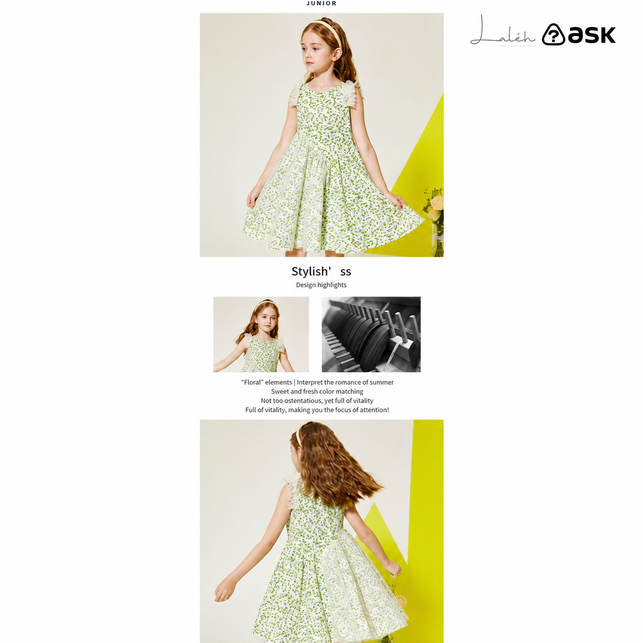 Girls_ dress 26 summer travel thin casual floral dress, children_s vacation princess