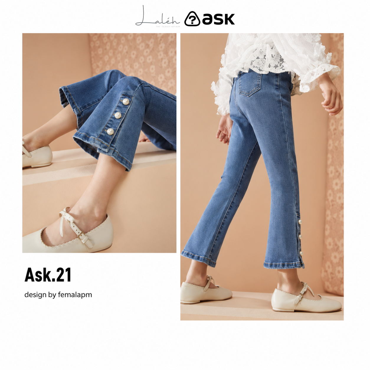 Girls_ Pants, Spring Children_s Long Pants, Casual Flared Pants,