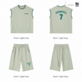 [Selection] Boys_ Basketball Summer Thin Sports Vest Shorts, Children_s Mesh Breathable