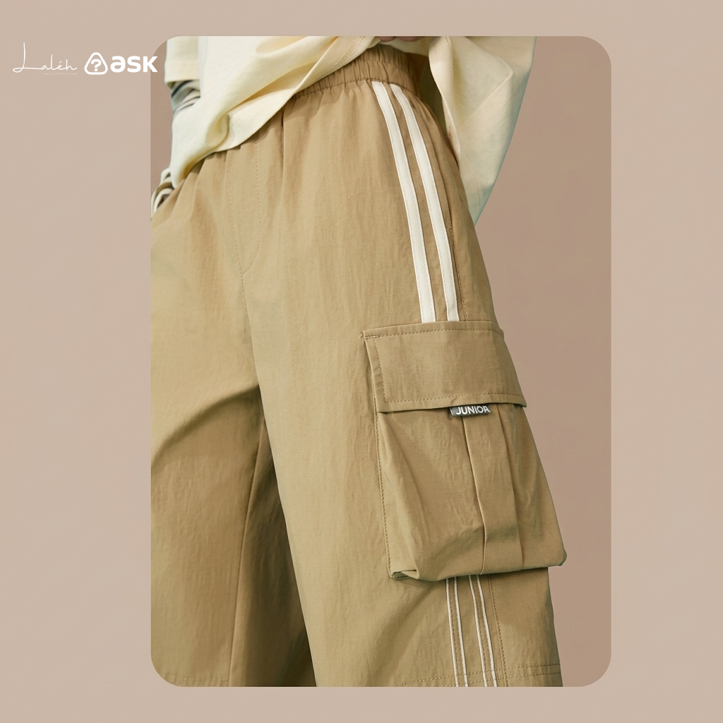 Children_s Pants Woven Breathable Sports Casual Pants, Spring Boys_ Drape
