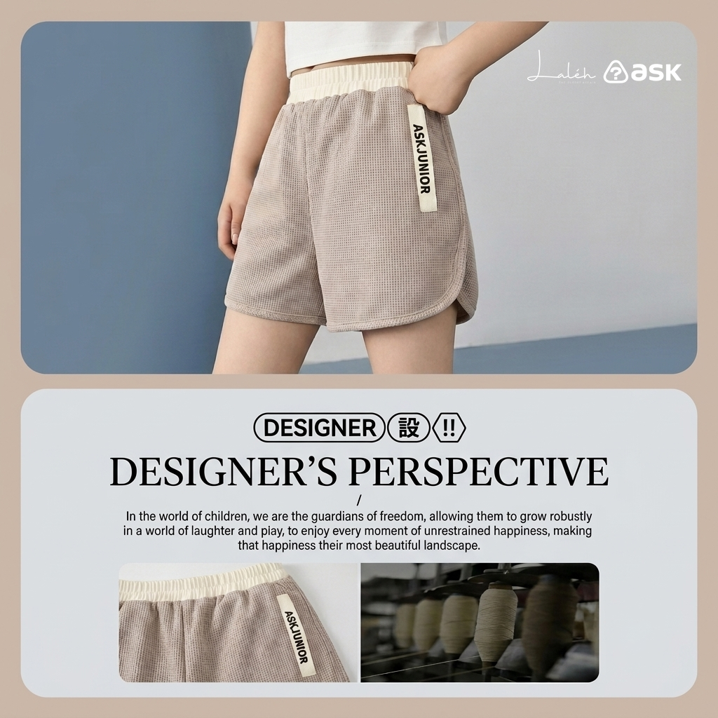 Children_s and girls_ summer pants, breathable knit