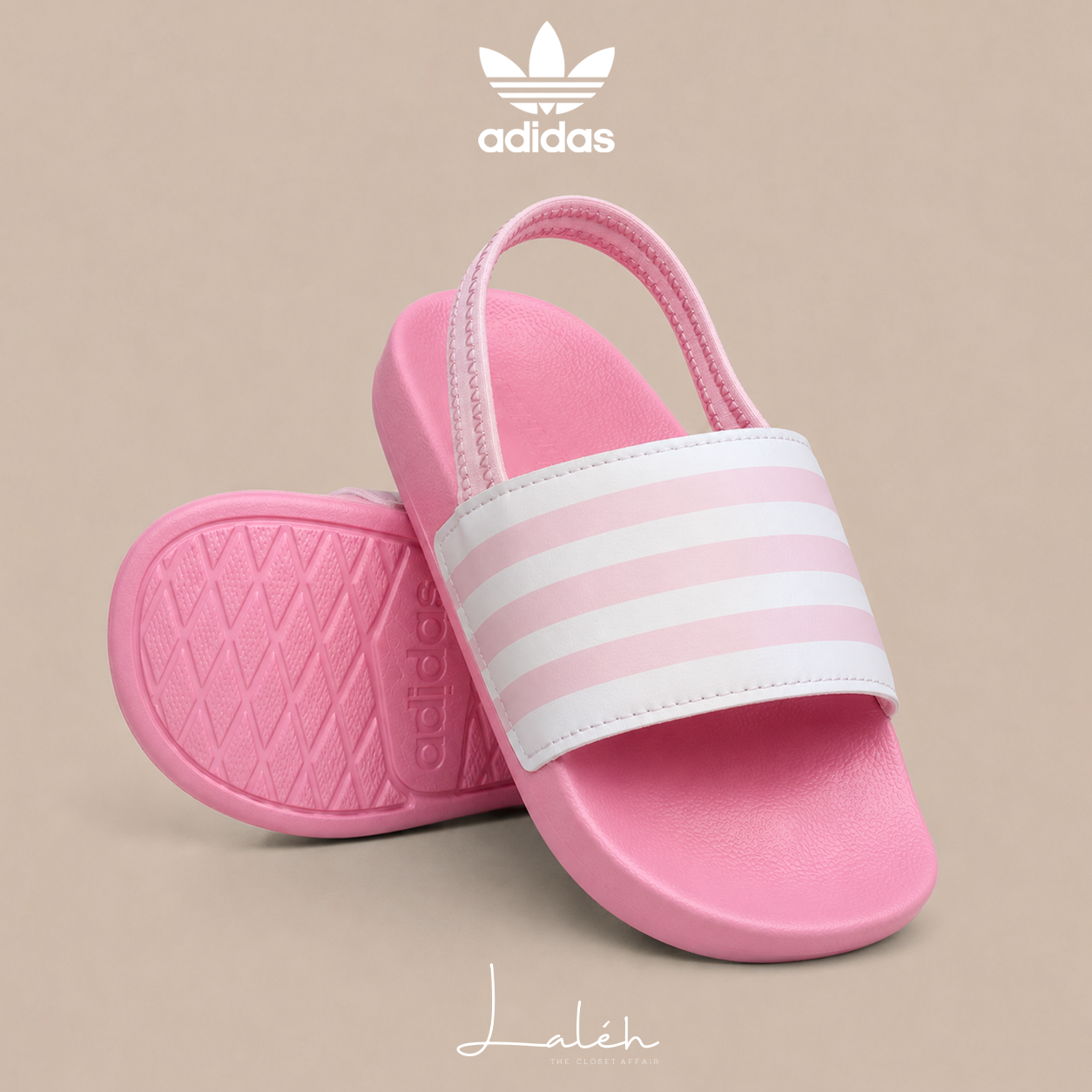 3-ADILETTE ESTRAP Simple, comfortable, breathable, and casual sandals for girls and
