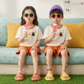 [7A Antibacterial Class A Cotton] Cute Cartoon Pajamas for Medium and Big Girls Loungewear