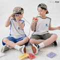 Boys_ summer pajamas 2026 new children_s loungewear, wearable as outerwear, skin