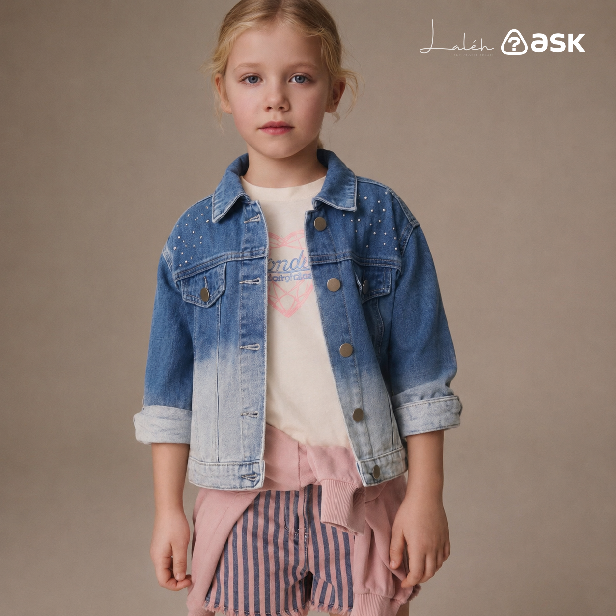 Children_s jacket, spring denim jacket,