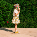 42-Girls_ pants, summer children_s thin children_s sports running floral print,