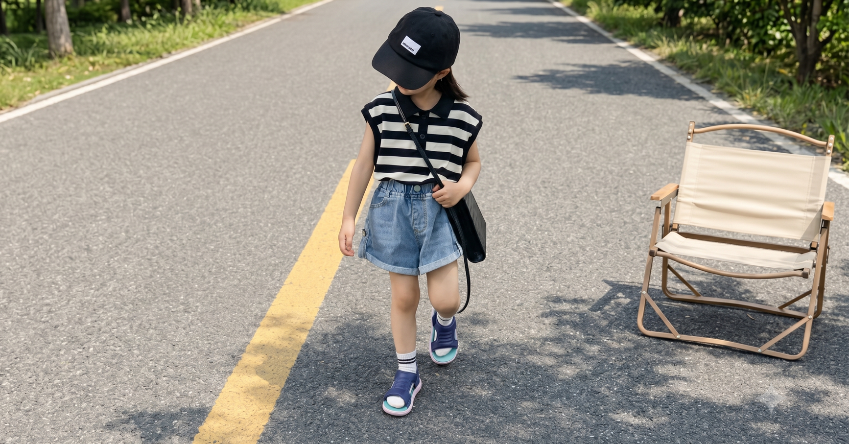 COMFORT SANDALS Breathable Velcro Sport Casual Sandals for Girls and Children
