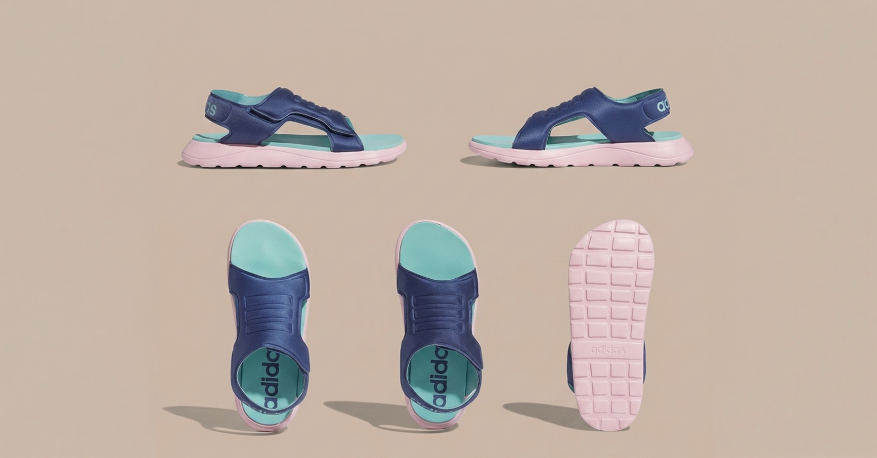 COMFORT SANDALS Breathable Velcro Sport Casual Sandals for Girls and Children
