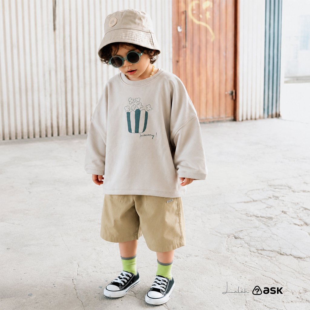 Pure cotton children_s pants, summer shorts, running sports big kids_