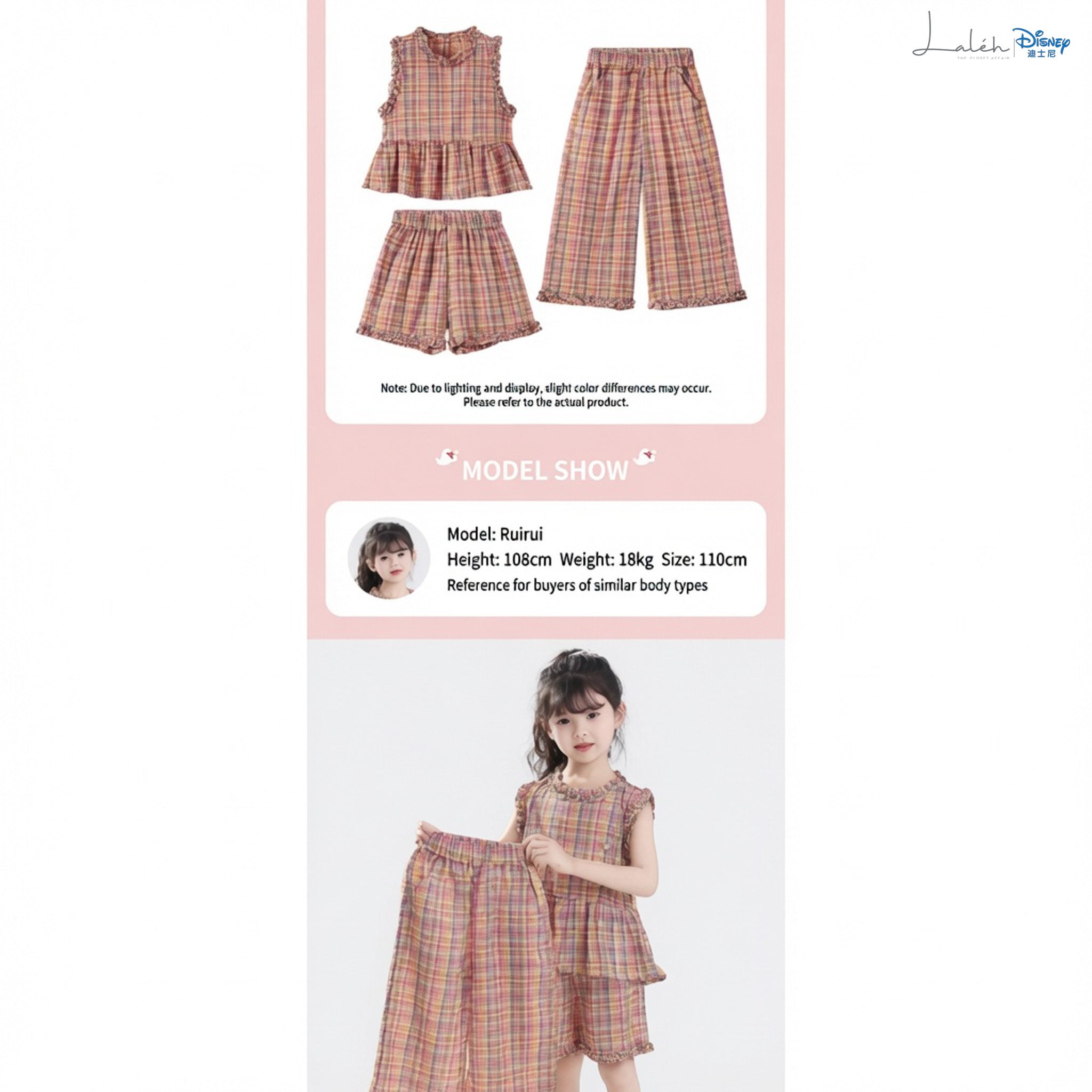 Summer Three-Piece Set] Children_s short-sleeve T-shirt, shorts, cropped pants, girls
