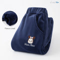 Fleece-Lined and Thickened] Girls' loose pants, sweatpants, corduroy outerwear, warm casual