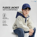 Children's fleece sweatshirt jacket, springautumn style, boys and girls