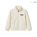 Boys' and girls' fleece jackets with inner lining and springautumn styles, suitable for older