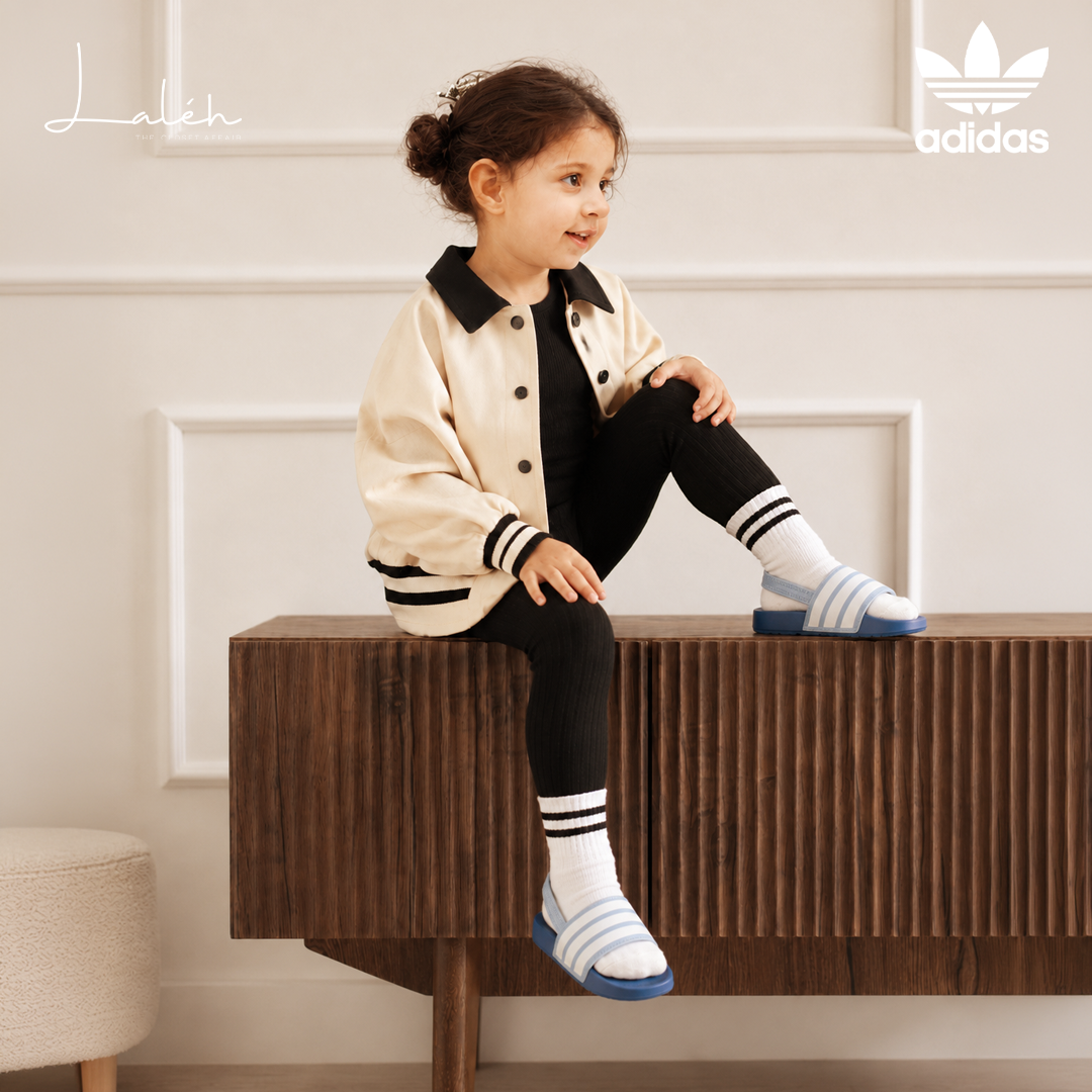 ADILETTE ESTRAP boys_ simple, comfortable, breathable, and sporty casual sandals